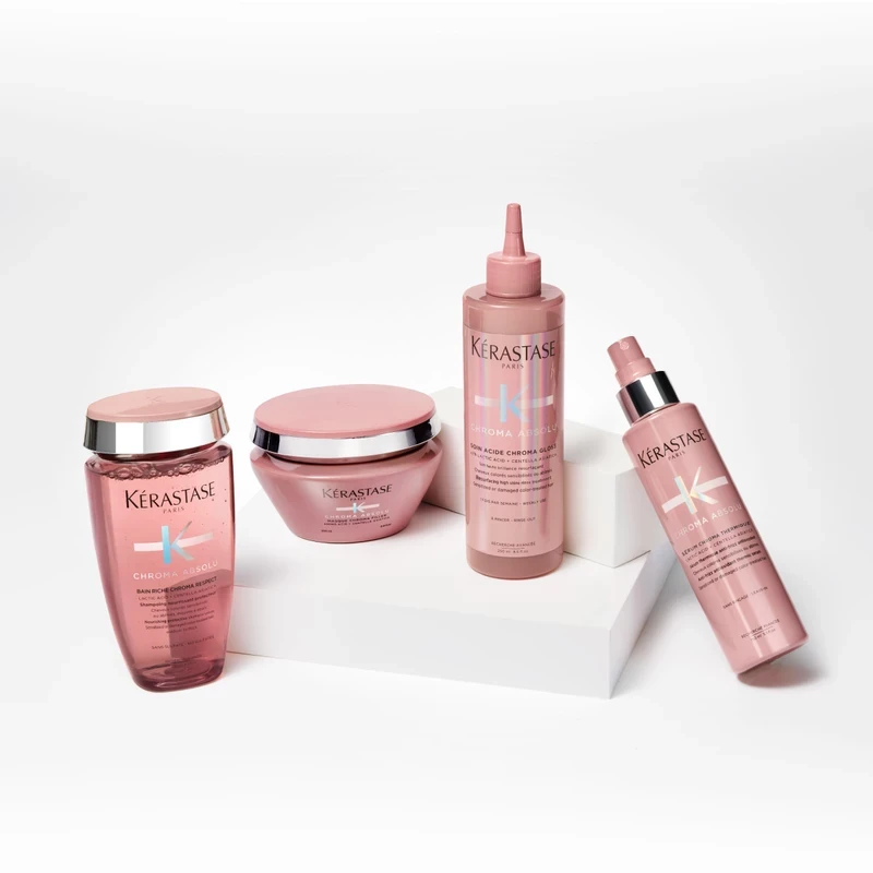 kerastase, chroma absolu, hajfestés, hajszerkezet, hajszín, színvédelem, színintenzitás, sampon, balzsam, maszk, pakolás