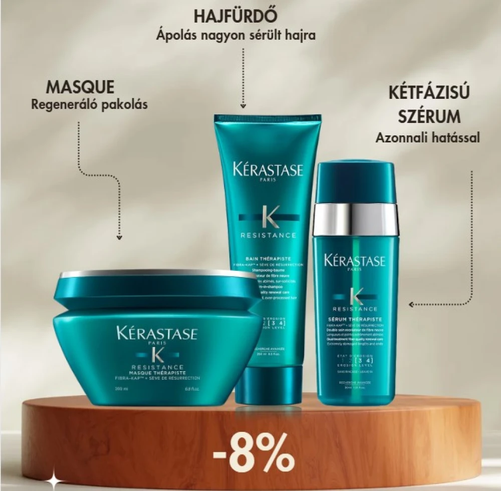 Kérastase Résistance Thérapiste Hajszerkezet újjáépítő Szett -8%