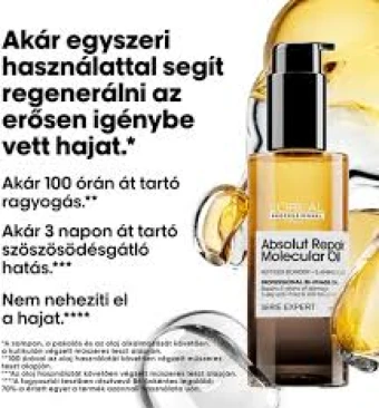 L'Oréal Absolut Repair Molecular Kétfázisú olaj
