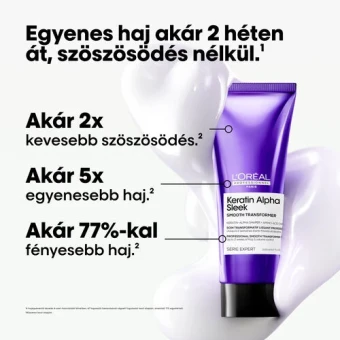 L'Oréal Keratin Alpha Sleek smooth transformer