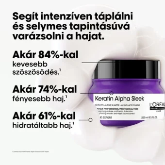 L'Oreal Keratin Alpha sleek pakolás
